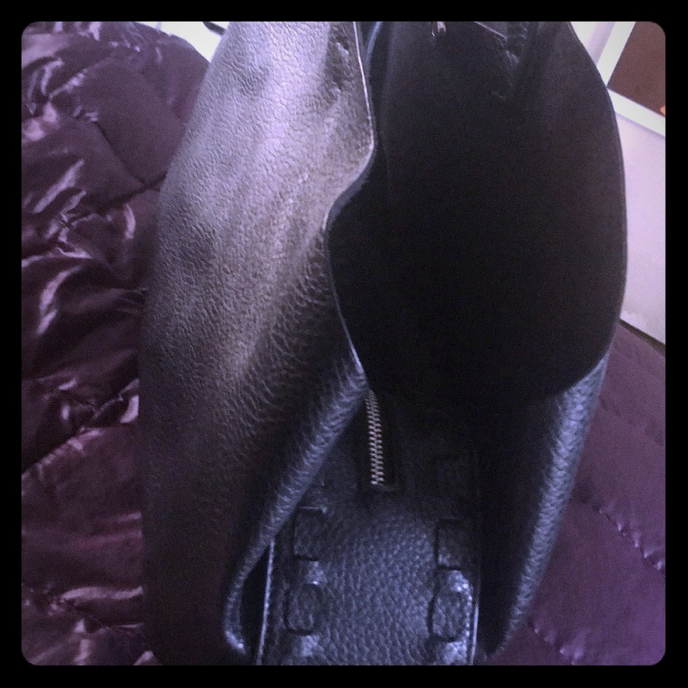 Extra Large Black leather Chinese Laundry Bag